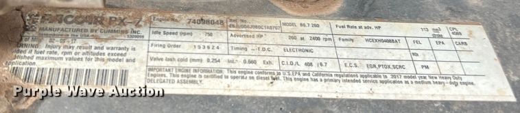 image for item DO6457 2018 Peterbilt  337 truck cab and chassis