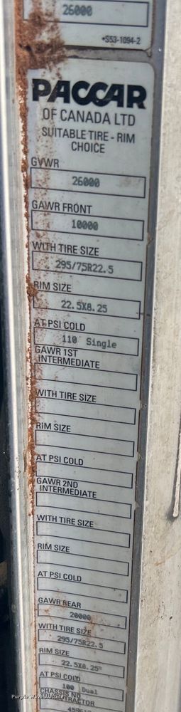 image for item DO6457 2018 Peterbilt  337 truck cab and chassis