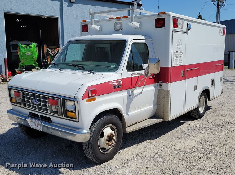 image for item DP1418 1991 Ford E350 ambulance