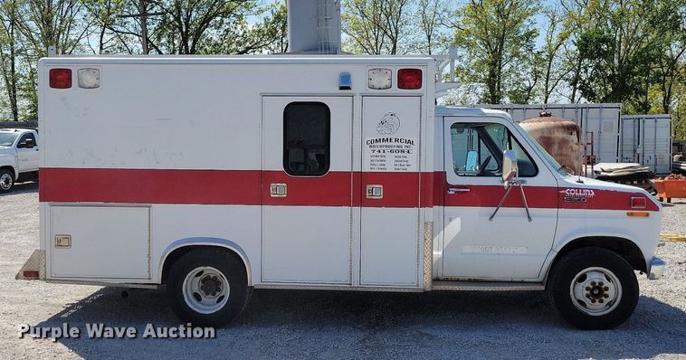image for item DP1418 1991 Ford E350 ambulance
