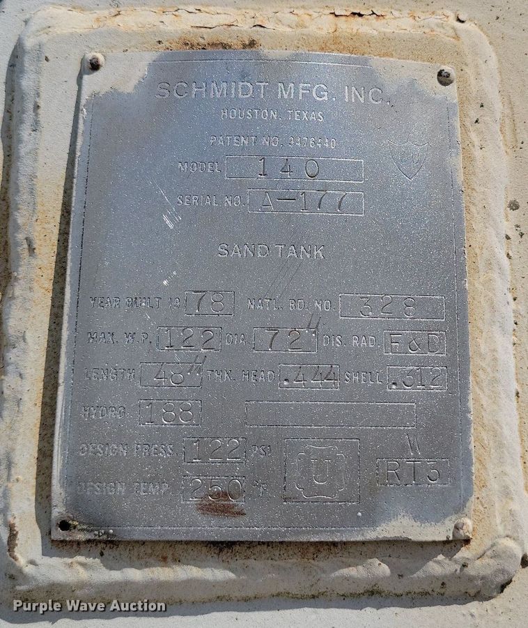 image for item DP1420 1978 Schmidt 140 sandblaster