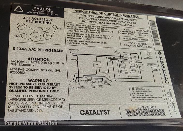 image for item DP5676 2001 Chrysler  Prowler convertible