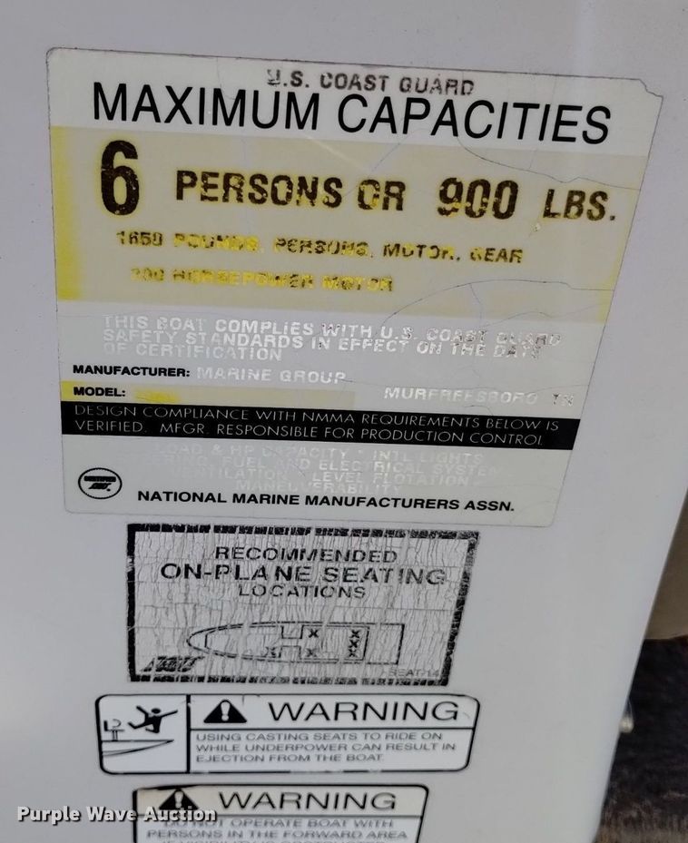 image for item DQ6063 1997 Procraft 205PRO Combo boat