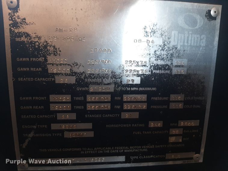 image for item DQ7027 2004 Optima AH-28 trolley