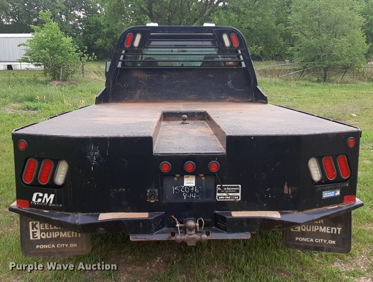 image for item DQ7054 2008 Ford F550 Super Duty SuperCab flatbed truck