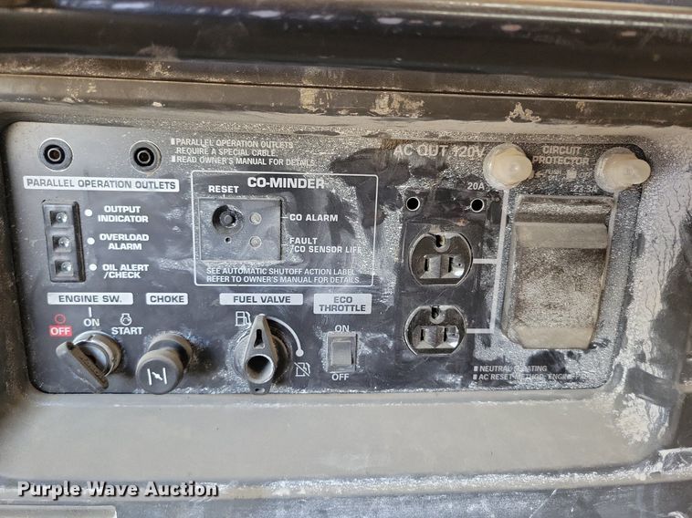 image for item DR8031 Honda EU3000is generator