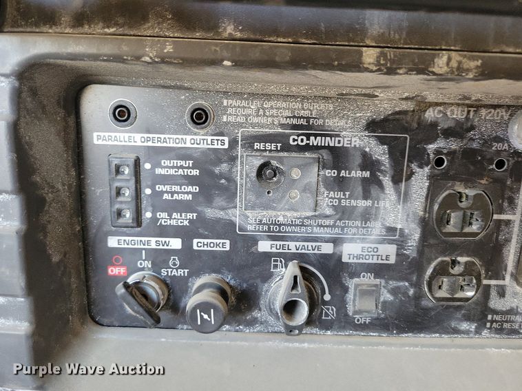 image for item DR8031 Honda EU3000is generator