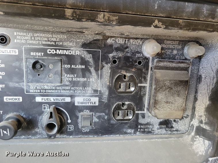 image for item DR8031 Honda EU3000is generator