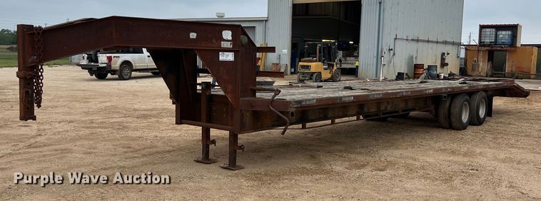 image for item DS2961 1994 Texas Bragg Enterprises 31+5TDGN equipment trailer