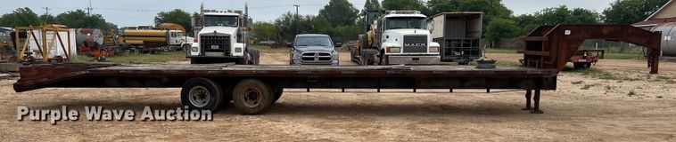 image for item DS2961 1994 Texas Bragg Enterprises 31+5TDGN equipment trailer