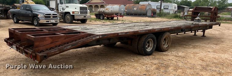 image for item DS2961 1994 Texas Bragg Enterprises 31+5TDGN equipment trailer