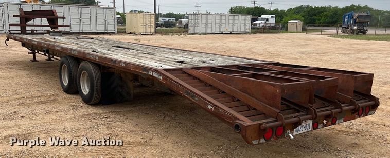 image for item DS2961 1994 Texas Bragg Enterprises 31+5TDGN equipment trailer