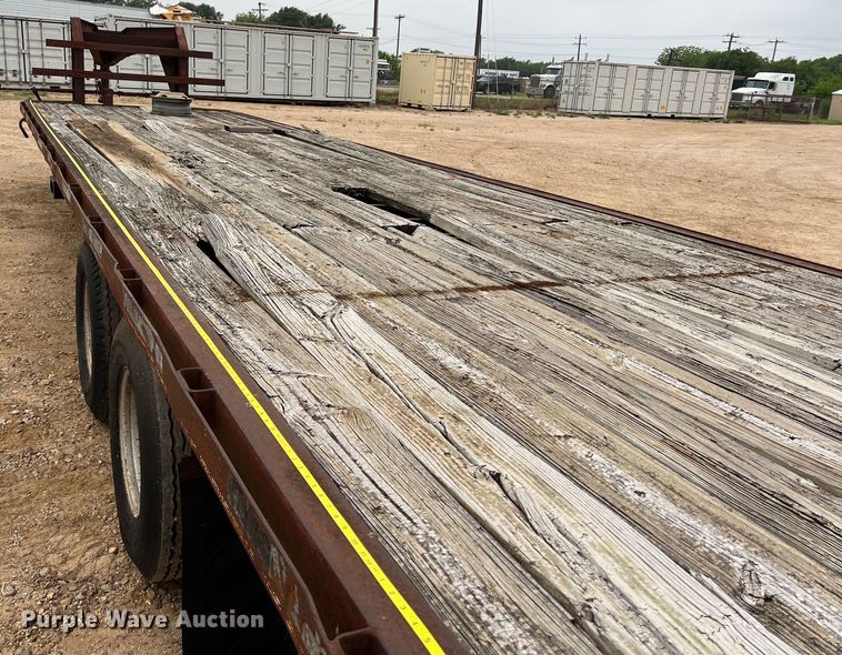 image for item DS2961 1994 Texas Bragg Enterprises 31+5TDGN equipment trailer