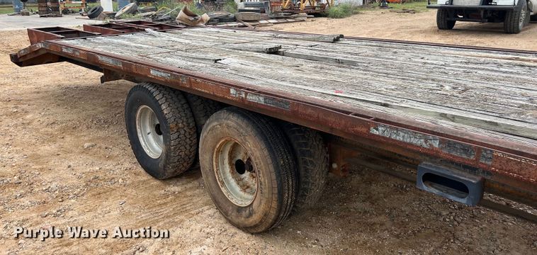 image for item DS2961 1994 Texas Bragg Enterprises 31+5TDGN equipment trailer