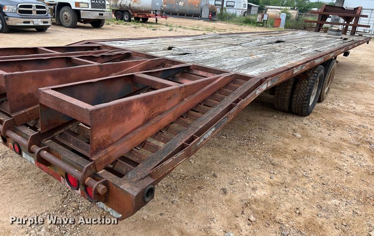 image for item DS2961 1994 Texas Bragg Enterprises 31+5TDGN equipment trailer