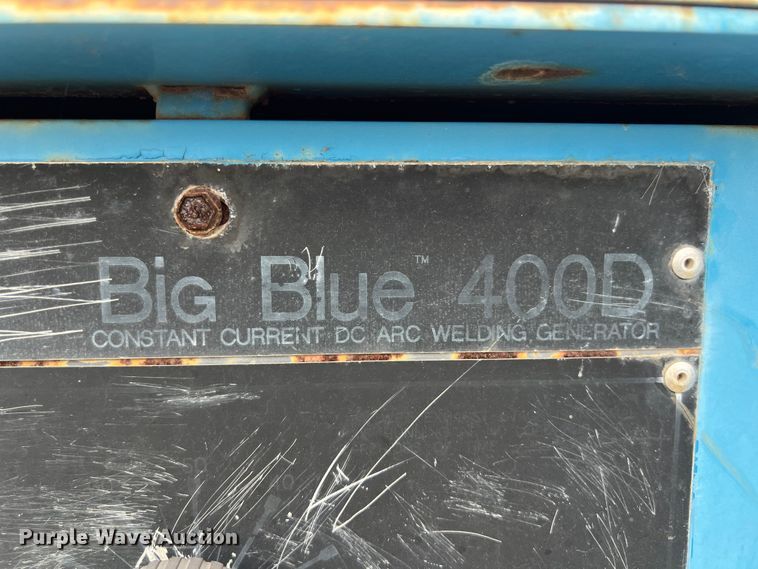 image for item DS2980 Miller Big Blue 400D welder/generator