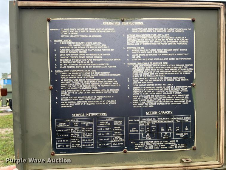 image for item DS2996 MEP009A generator