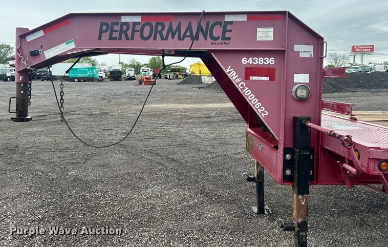 image for item EG1434 2012 Parker Performance equipment trailer