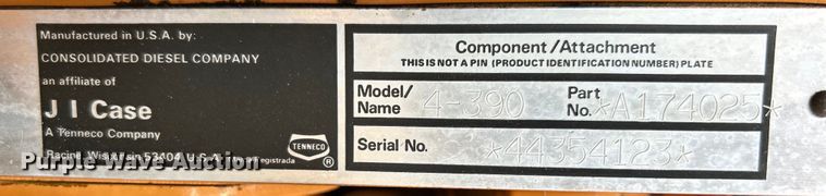 image for item EG1440 1989 Case 585E forklift