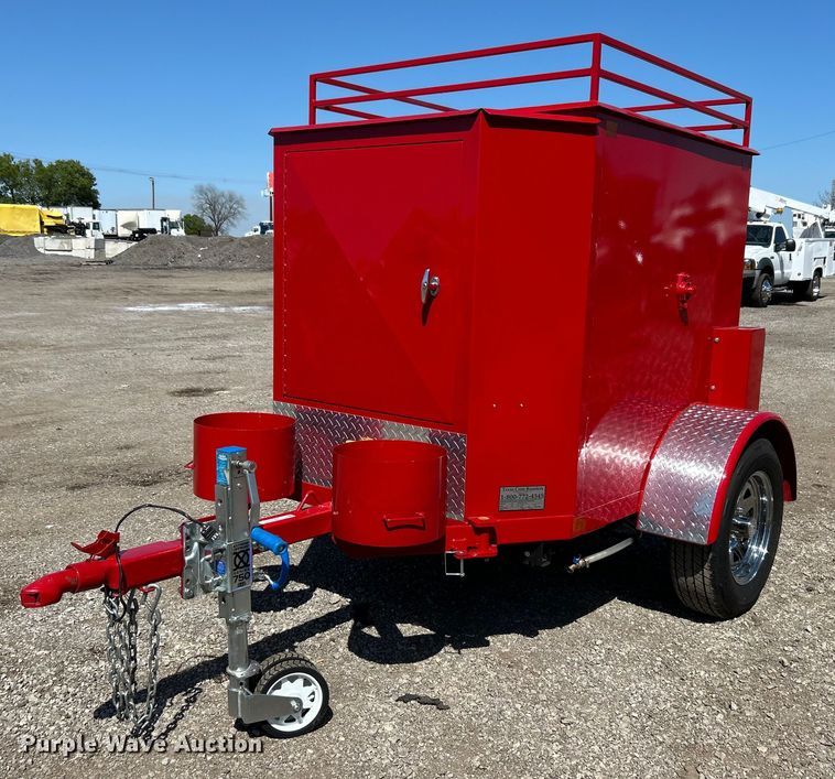 image for item EG1455 2023 Texas Corn Roasters roasting trailer
