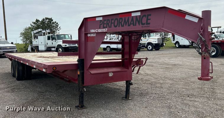 image for item EG1488 2012 Parker Performance equipment trailer