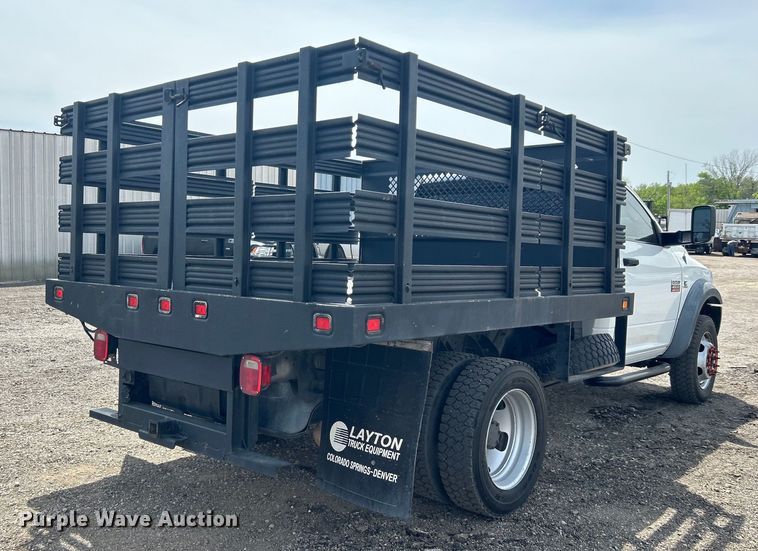 image for item EG1493 2011 Dodge Ram 4500HD flatbed truck