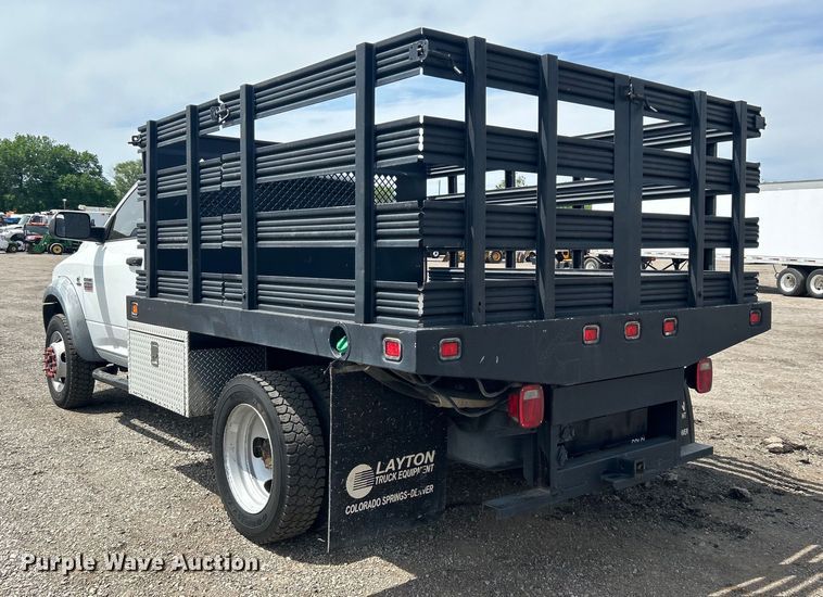 image for item EG1493 2011 Dodge Ram 4500HD flatbed truck