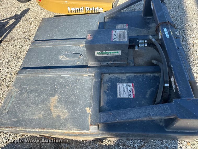 image for item EH5470 2009 Ammbusher skid steer rotary mower