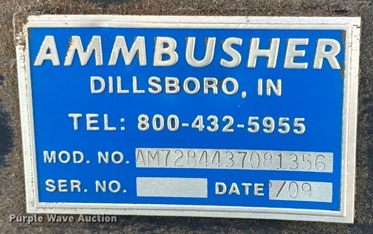 image for item EH5470 2009 Ammbusher skid steer rotary mower