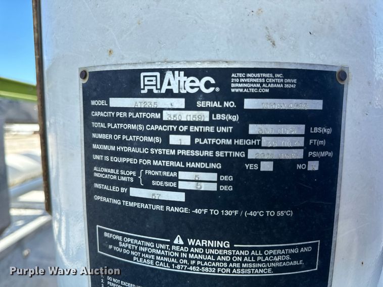 image for item EH6653 2011 Ford F450 Super Duty XL bucket truck