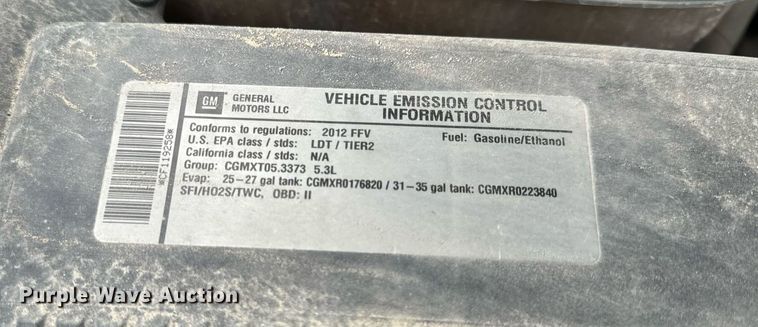 image for item EH6674 2012 Chevrolet Silverado 1500 Crew Cab pickup truck