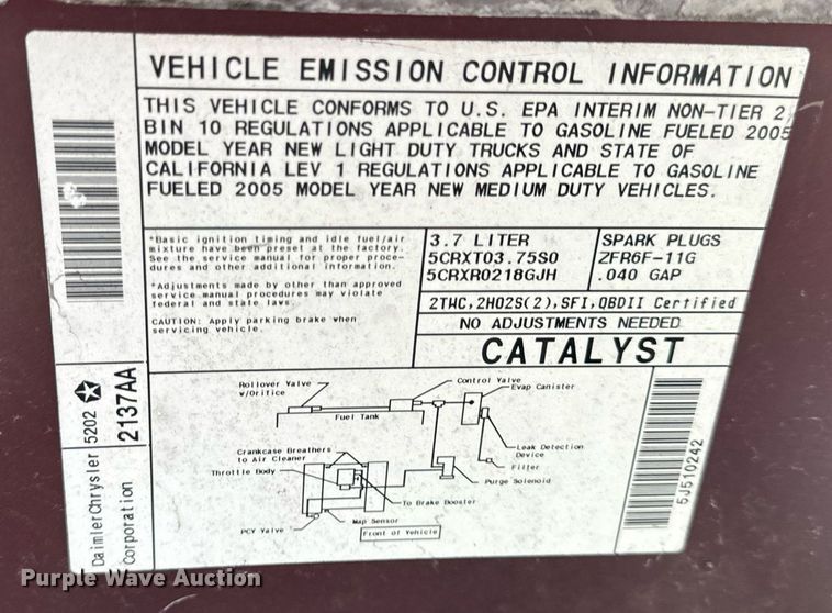 image for item EH6687 2005 Dodge Ram 1500 pickup truck