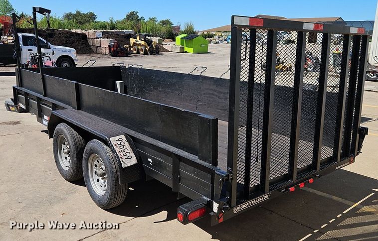 image for item EI3773 2021 Sure-Trac ST8216UAT-B-070 utility trailer