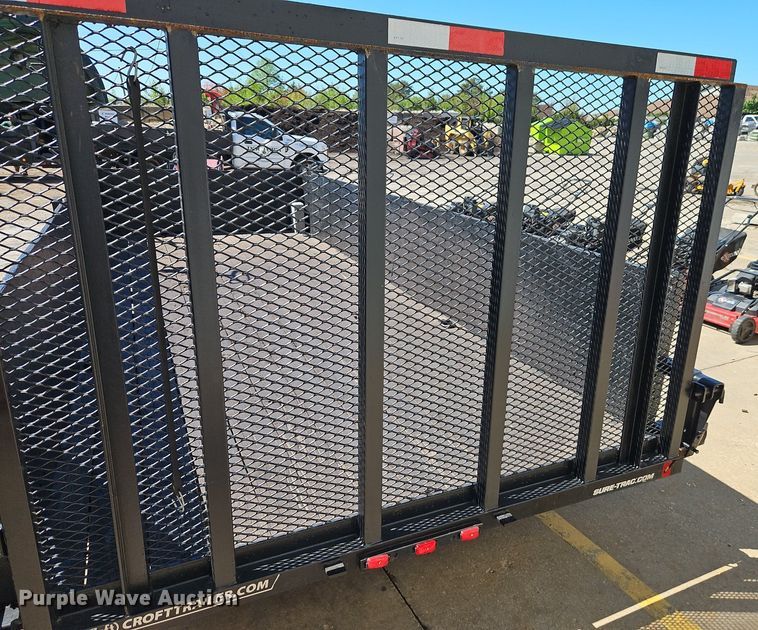 image for item EI3773 2021 Sure-Trac ST8216UAT-B-070 utility trailer