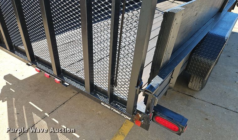 image for item EI3773 2021 Sure-Trac ST8216UAT-B-070 utility trailer