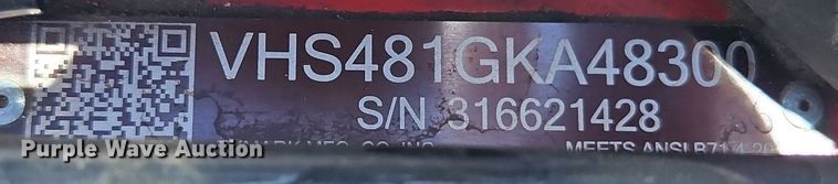 image for item EI3781 Exmark VHS481GKA48300 ZTR lawn mower