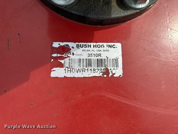 image for item EJ0585 Bush Hog 3510R rotary mower