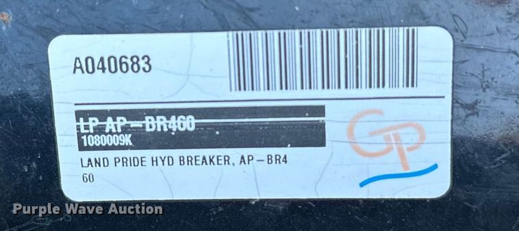 image for item EJ0657 Land Pride Kubota  AP-BR460 breaker