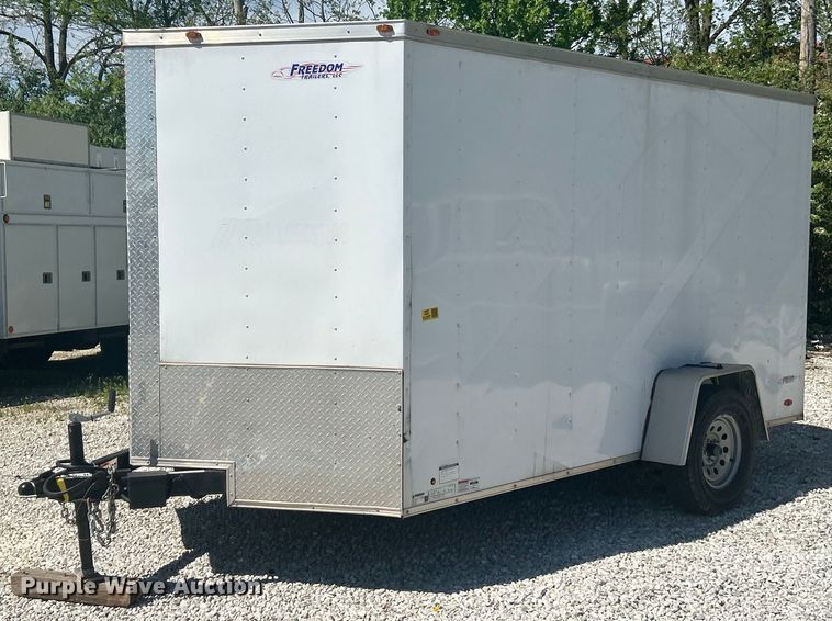 image for item EK4538 2022 Freedom 7X12SA enclosed cargo trailer