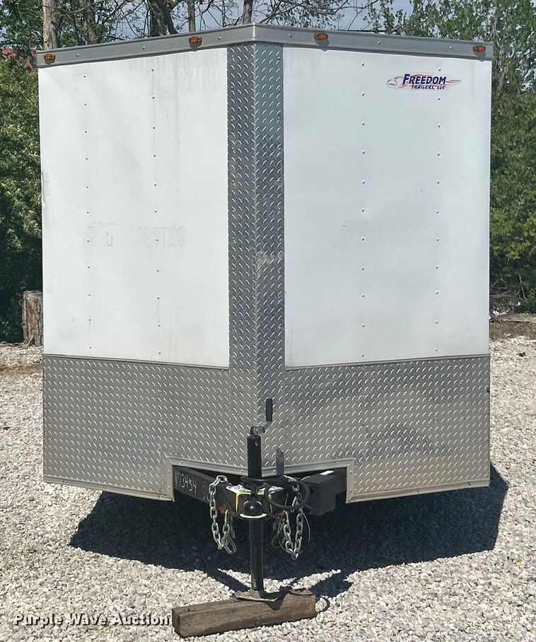 image for item EK4538 2022 Freedom 7X12SA enclosed cargo trailer