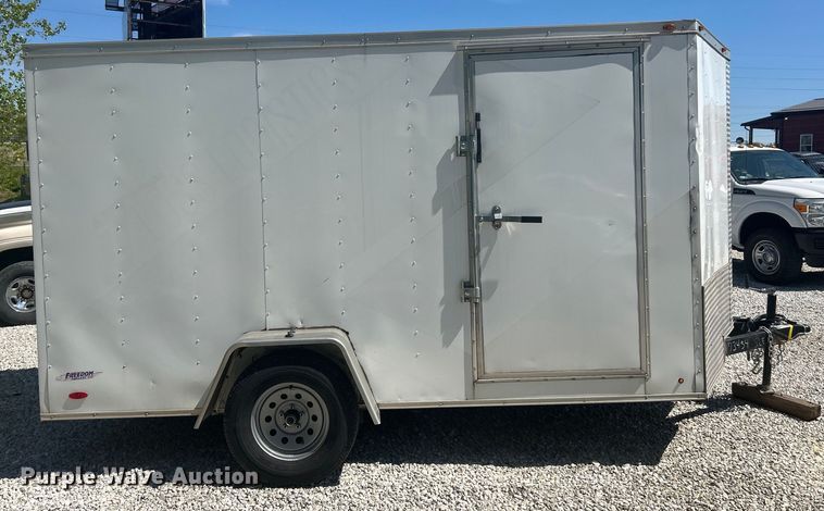 image for item EK4538 2022 Freedom 7X12SA enclosed cargo trailer