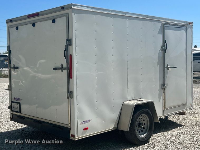 image for item EK4538 2022 Freedom 7X12SA enclosed cargo trailer