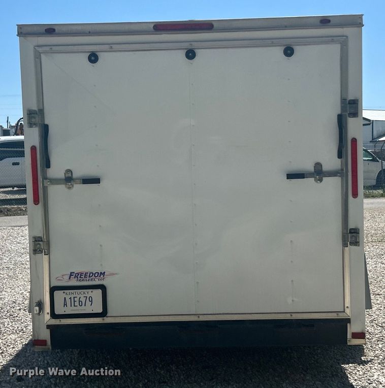 image for item EK4538 2022 Freedom 7X12SA enclosed cargo trailer