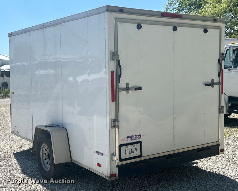 image for item EK4538 2022 Freedom 7X12SA enclosed cargo trailer