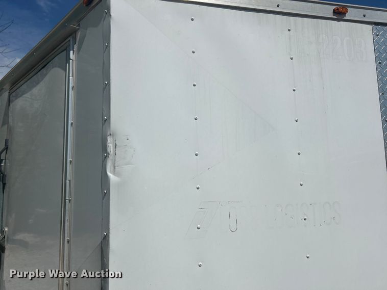 image for item EK4538 2022 Freedom 7X12SA enclosed cargo trailer