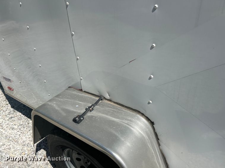 image for item EK4538 2022 Freedom 7X12SA enclosed cargo trailer