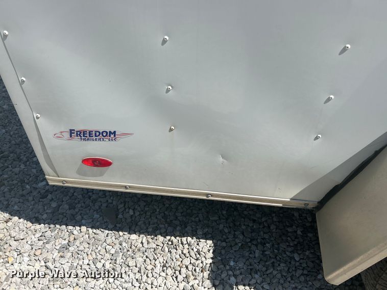 image for item EK4538 2022 Freedom 7X12SA enclosed cargo trailer