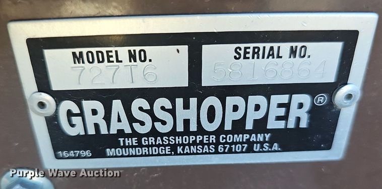 image for item EK5758 2011 Grasshopper 727K ZTR lawn mower