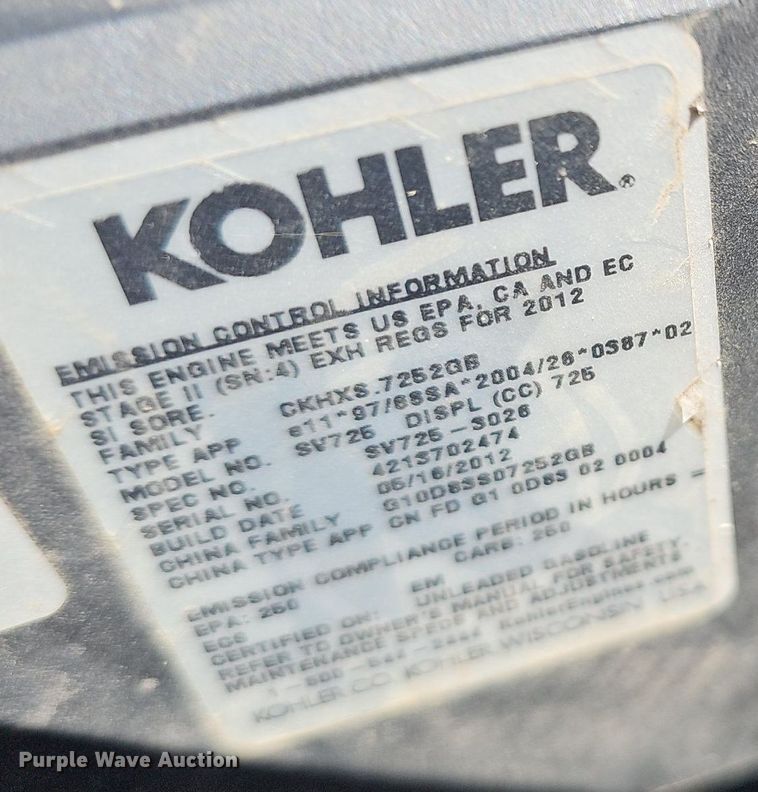 image for item EK5831 Husqvarna RZ5424 ZTR lawn mower