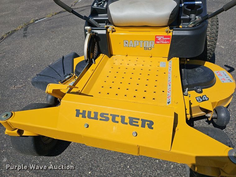 image for item EK5832 2017 Hustler  Raptor SD ZTR lawn mower